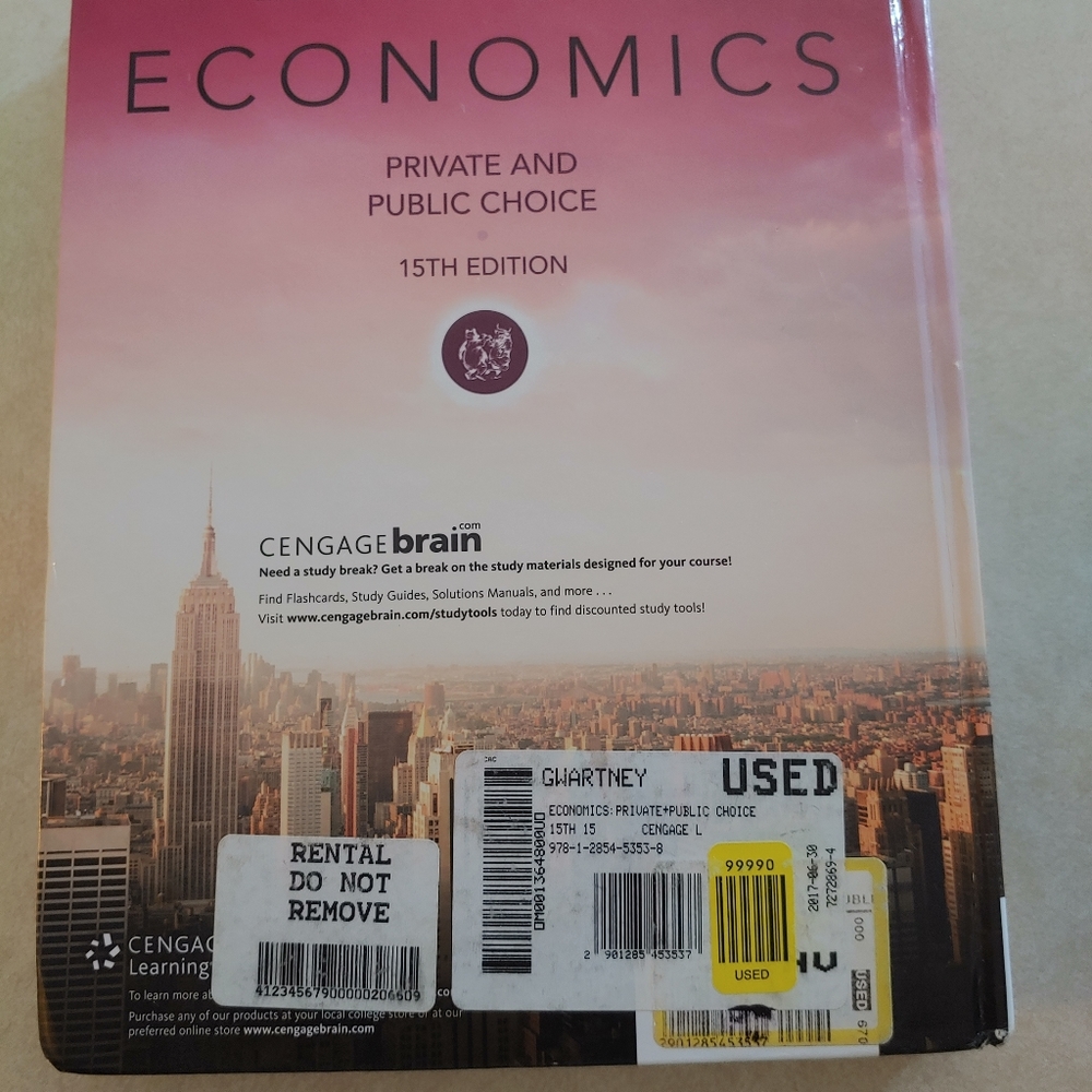 Used Economics Book - Picture 2 of 4